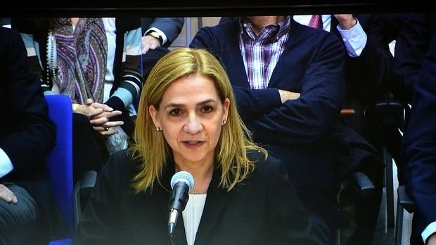 La Infanta Cristina declara ante el tribunal del caso Nóos