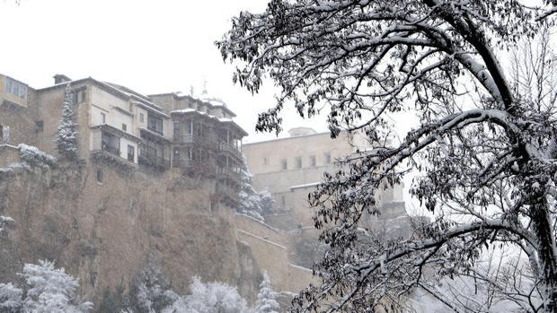 La última nevada en Cuenca, el pasado 26 de febrero