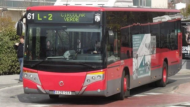 Un autobús de la EMTF de Fuenlabrada