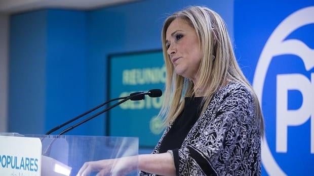 Crisitina Cifuentes, presidenta de la Comunidad de Madrid y de la gestora del PP madrileño