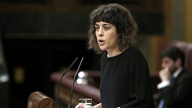 Alexandra Fernández, de Anova, portavoz de En Marea en el Congreso de los Diputados