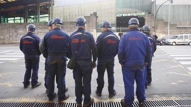 Trabajadores del astillero vigués de Barreras, en una imagen de archivo