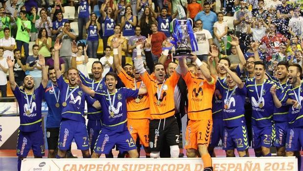 El Movistar Inter ganó la última Supercopa de España, que el año pasado se celebró en Ciudad Real