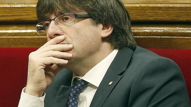 El presidente catalán, Carles Puigdemont