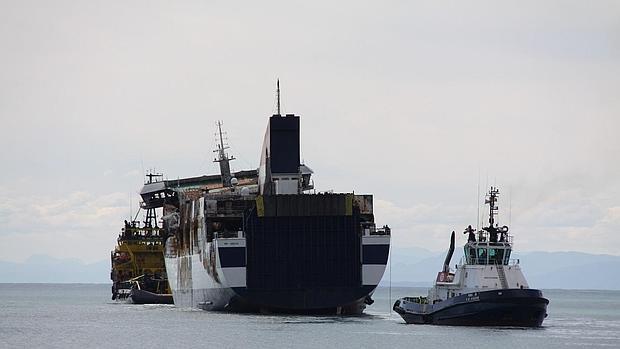 Imagen del barco tomada este jueves