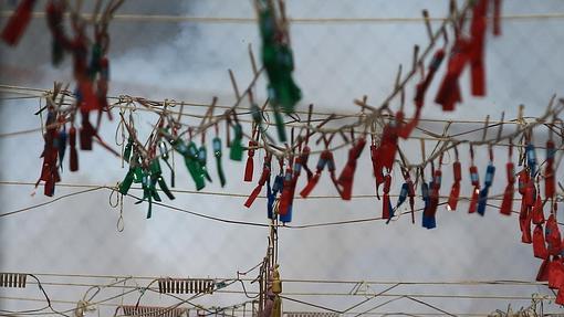 Imagen durante una mascletà