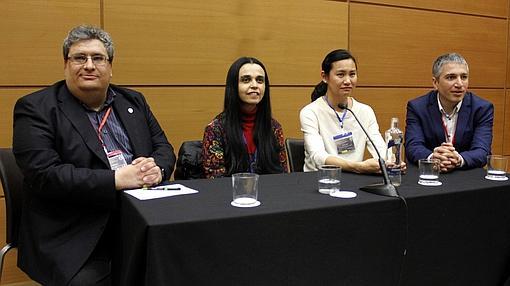 Jesús Gallego, Claudia Mendes, Janice Lee y Armando Gil