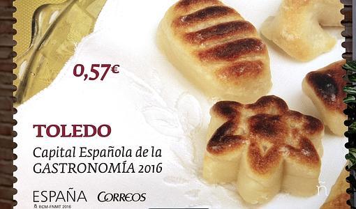 Sello homenaje a la Capitalidad Gastronómica