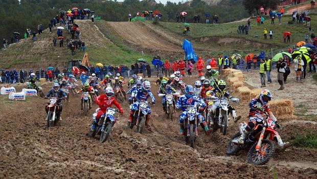 Un momento de la prueba en el circuito Cerro Negro