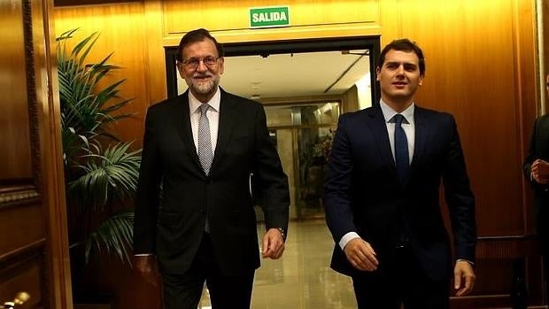 Mariano Rajoy y Albert Rivera