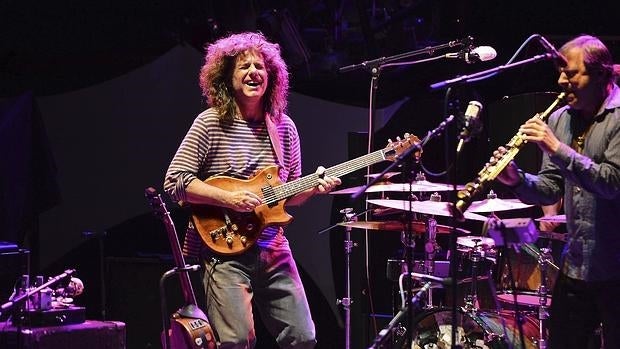 Pat Metheny, durante una actuación en Córdoba en 2014