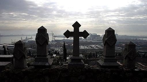 Vista del cementerio de Montjuïc