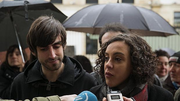 Los dirigentes de Podemos Euskadi Eduardo Maura y Nagua Alba, en una imagen de archivo