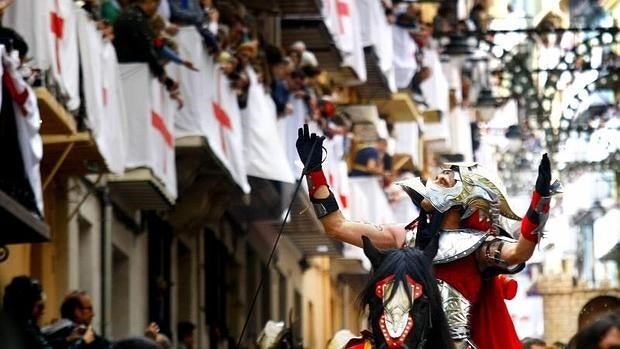 Una Entrada de Moros y Cristianos de Alcoy