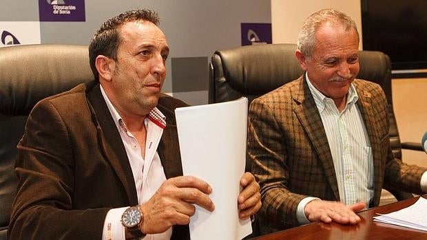 Los diputados provinciales sorianos José Antonio de Miguel y Raúl Lozano