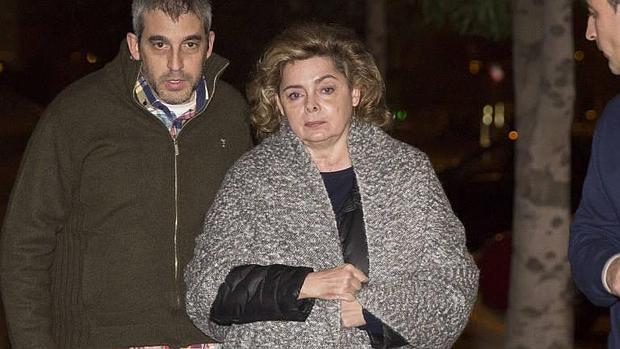 María José Alcón, a la llegada a juzgado el pasado enero