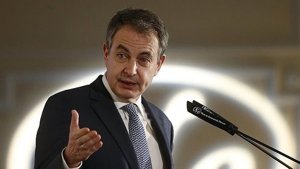 El ex presidente del Gobierno, José Luis Rodríguez Zapatero