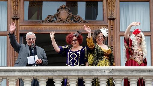 Imagen de Ribó durante la cabalgata republicana de la pasada Navidad