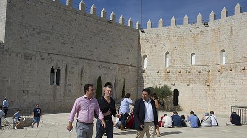 Imagen de Javier Moliner en el castillo de Peñíscola