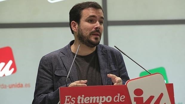 Álberto Garzón, portavoz parlamentario de IU