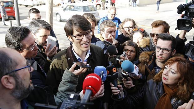 Luis Salom, tras su declaración ante el juez el pasado febrero