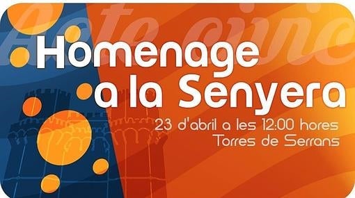 Cartel de Som Valencians para anunciar su «homenaje»