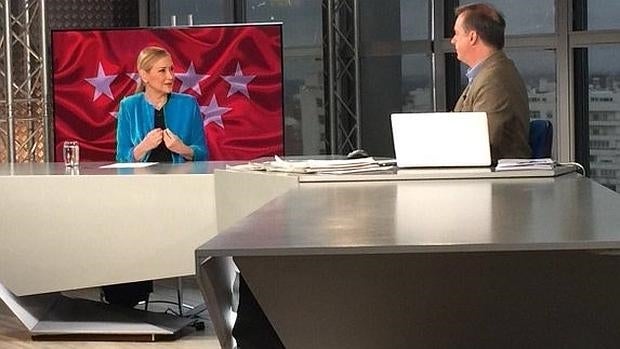 La presidenta de la Comunidad, Cristina Cifuentes, en el programa «Madrid Despierta» este martes