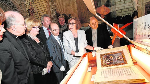 La muestra «Encuadernaciones artísticas de la catedral de Toledo» se inauguró en junio de 2009