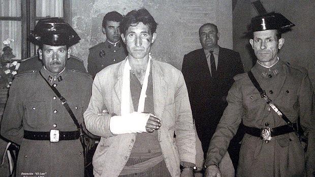 Imagen de la detención de El Lute en Salamanca en el año 1966