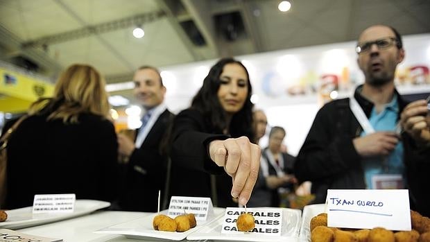 Un detalle de la feria Alimentaria de 2014