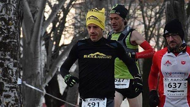 Iván Hernández durante la prueba atlética