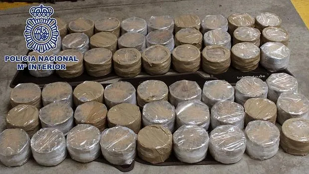 La Policía confisca 56 kilos de heroina ocultos en un coche en Galicia