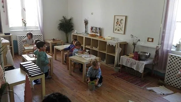 Aula Montessori en el centro infantil Cocoricó, en Valladolid