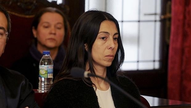 Raquel Gago, durante el juicio