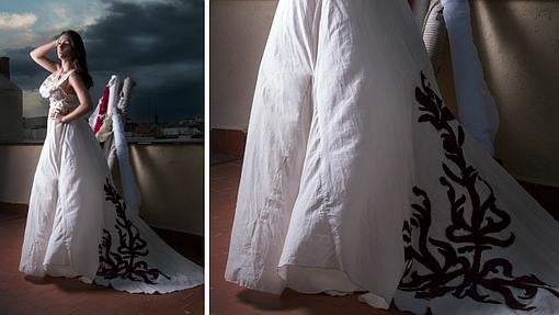 Vestido de novia diseñado por Marcos Garabán