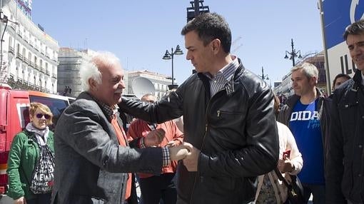 Sánchez, en la manifestación del Primero de Mayo en Madrid