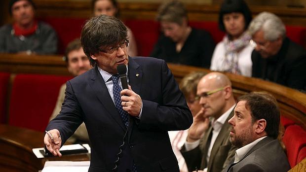 Puigdemont, esta semana en el Parlamento catalán