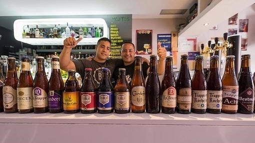 Selección de cervezas trapenses