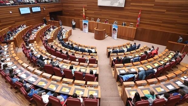 Las Cortes acogen un pleno infantil organizado por Aldeas Infantiles SOS