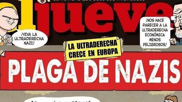 La portada del último número de "El jueves"