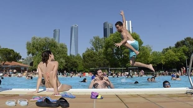 Piscina municipal en Chamartin