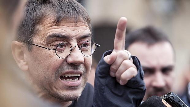 Juan Carlos Monedero durante un acto público en Salamanca