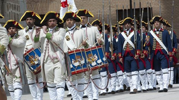 Relevo de la Guardia el pasado año en el Alcázar de Toledo