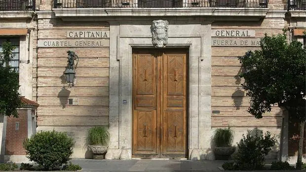 Imagen de la fachada de la Capitanía de Valencia