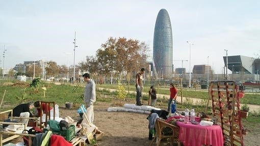 El equipo de la Caseta de Palla, ofreciendo un curso