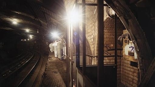 Interior de la estación antes de ser reformada