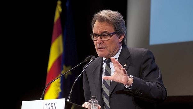 El expresidente de la Generalitat y líder de CDC, Artur Mas