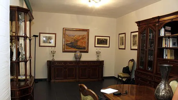 Salón del conocido como «piso del presidente»