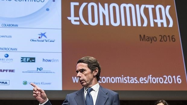 El expresidente José María Aznar