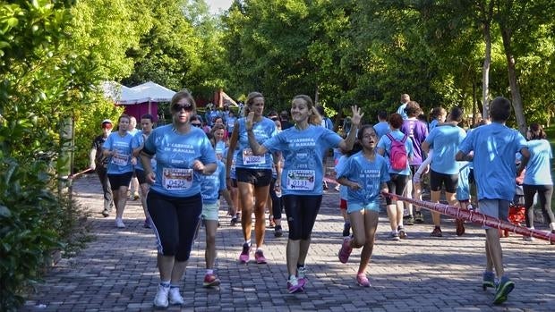 Una imagen de la pasada edición de la Carrera en Manada de Bioparc